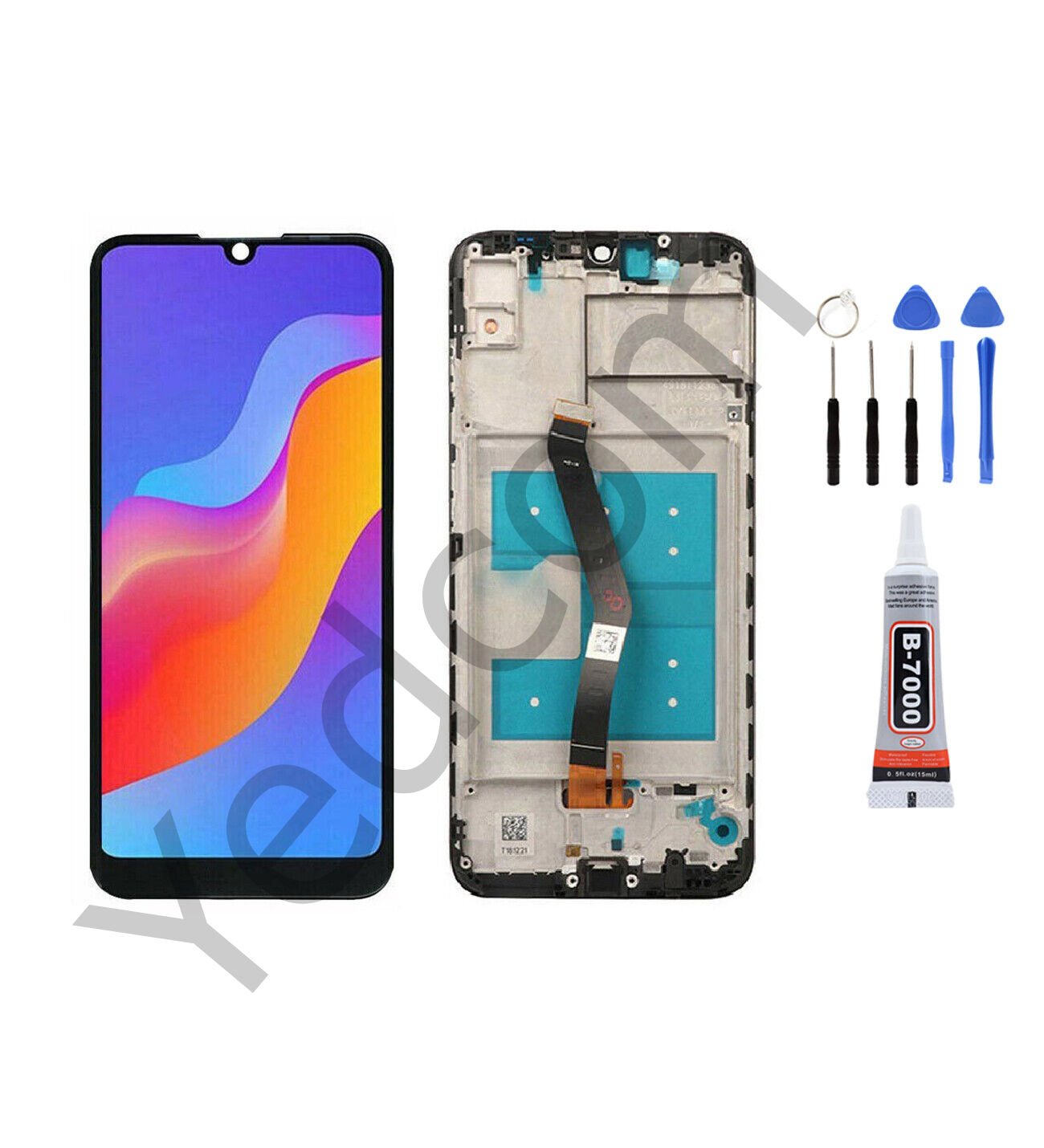Huawei Honor 8A Çıtalı Ekran Lcd Dokunmatik Tamir Seti Beraber