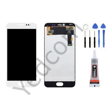 General Mobile Gm6 D Beyaz Ekran Lcd Dokunmatik Tamir Seti Beraber