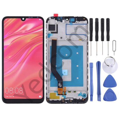 Huawei Y7 Prime 2019 Çıtalı Ekran Lcd Dokunmatik Tamir Seti Beraber