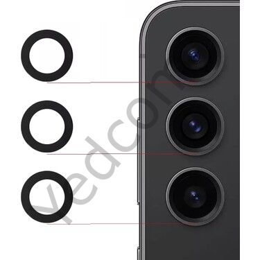 Samsung S23 FE Kamera Camı Kamera Lensi SADE