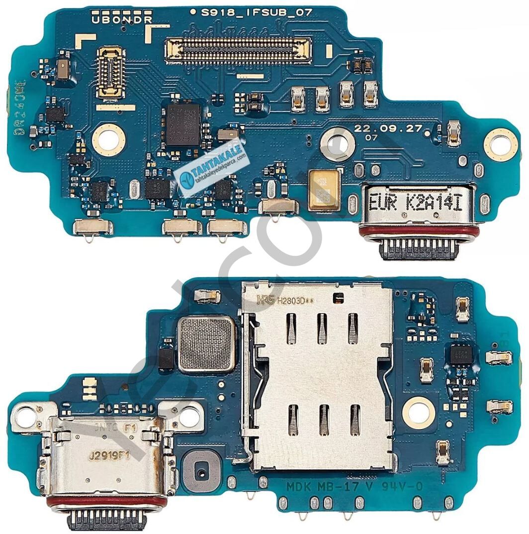 Samsung S23 ULTRA Şarj Bordu Alt Bord Test Edilmiş