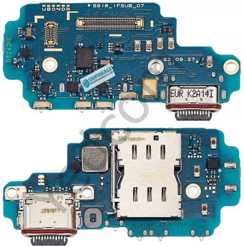 Samsung S23 ULTRA Şarj Bordu Alt Bord Test Edilmiş
