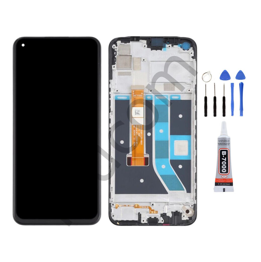 Huawei Honor 9A Çıtalı Siyah Ekran Lcd Dokunmatik Tamir Seti Beraber