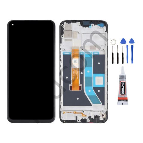 Huawei Honor 9A Çıtalı Siyah Ekran Lcd Dokunmatik Tamir Seti Beraber