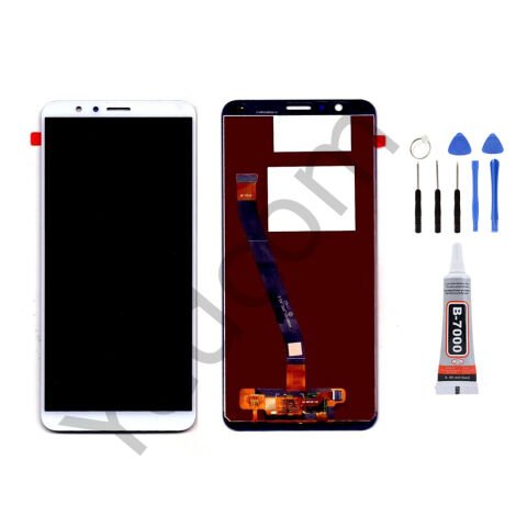 Huawei Honor 7X Çıtalı Ekran Lcd Dokunmatik Tamir Seti Beraber Beyaz