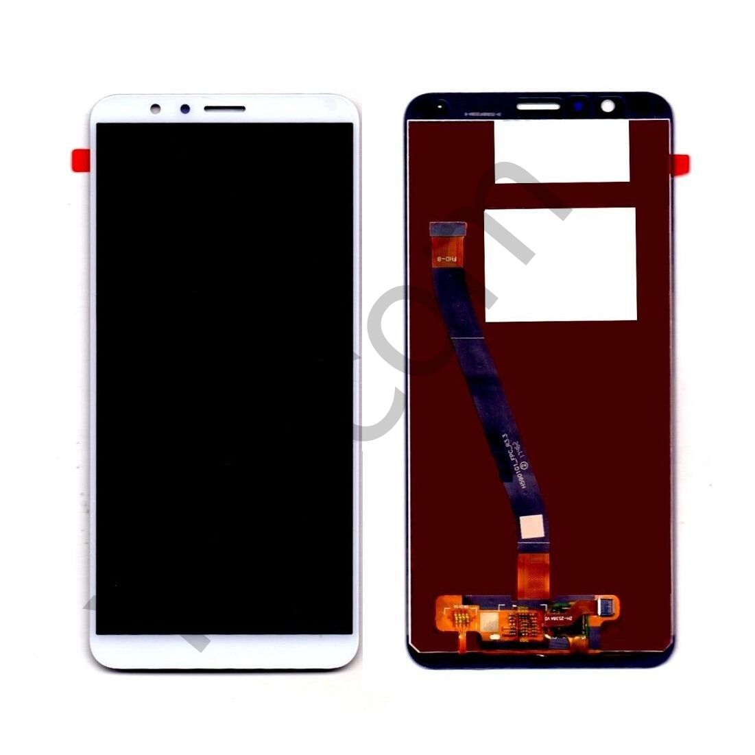 Huawei Honor 7X Çıtalı Lcd Ekran ve Dokunmatik Komple Ekran Yüksek Kalite Beyaz