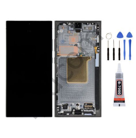 Samsung S24 ULTRA Çıtalı Ekran Lcd Dokunmatik Tamir Seti Beraber