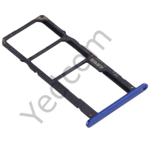 HUAWEİ HONOR 8C Sim Tepsisi Aparatı Sim Kart Yuvası Mavi