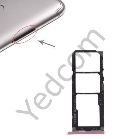 HUAWEİ HONOR 8X Sim Tepsisi Aparatı Sim Kart Yuvası Mor