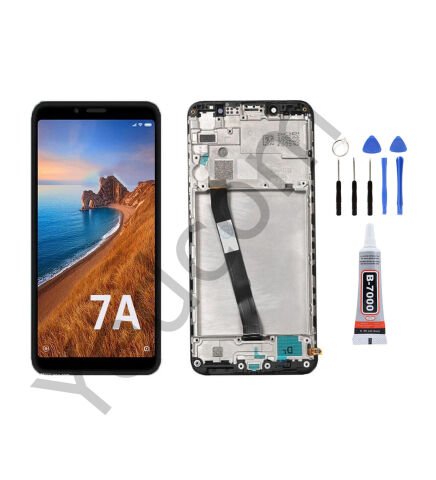 Xiaomi Redmi 7A Çıtalı Ekran Lcd Dokunmatik Tamir Seti Beraber