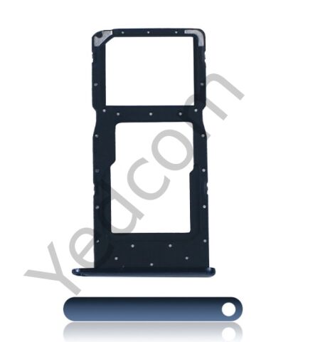 HUAWEİ HONOR X7 Sim Tepsisi Aparatı Sim Kart Yuvası Mavi