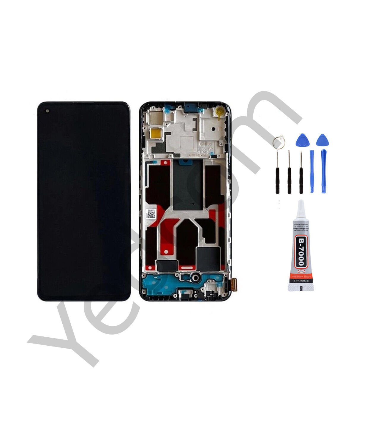 Oppo Reno 5 Lite Çıtalı Oled Ekran Lcd Dokunmatik Tamir Seti Beraber