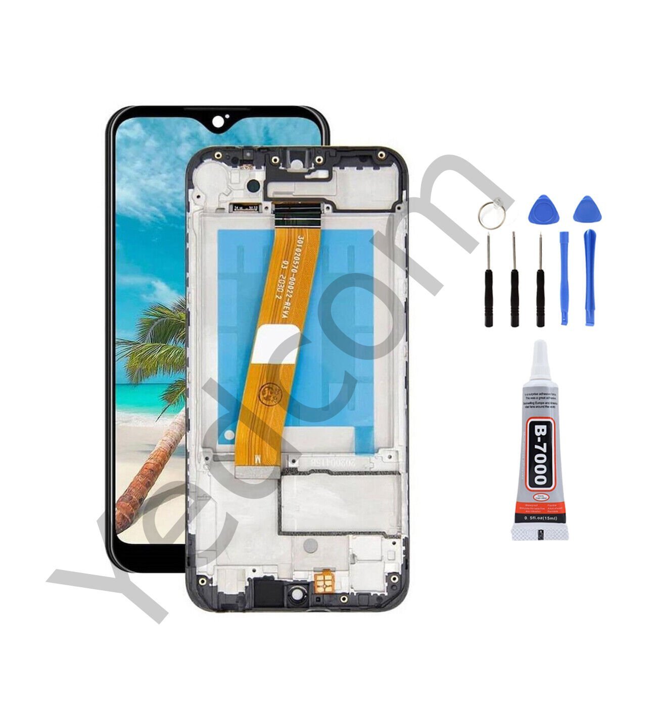 Samsung A01 A015F Çıtalı Ekran Lcd Dokunmatik Tamir Seti Beraber