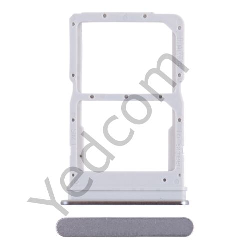 HUAWEİ HONOR X8 Sim Tepsisi Aparatı Sim Kart Yuvası Beyaz