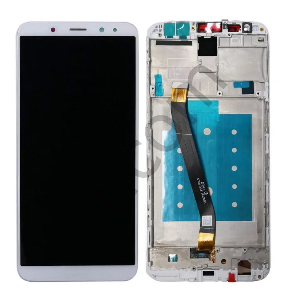Huawei Mate 10 Lite Çıtalı Lcd Ekran ve Dokunmatik Komple Ekran Yüksek Kalite Beyaz