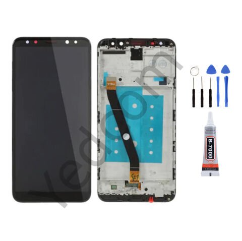 Huawei Mate 10 Lite Çıtalı Ekran Lcd Dokunmatik Tamir Seti Beraber Siyah