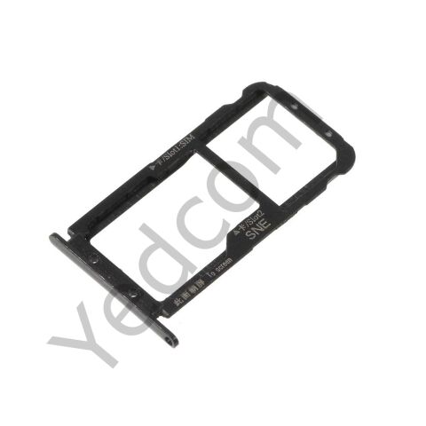 HUAWEİ MATE 10 LİTE Sim Tepsisi Aparatı Sim Kart Yuvası Siyah