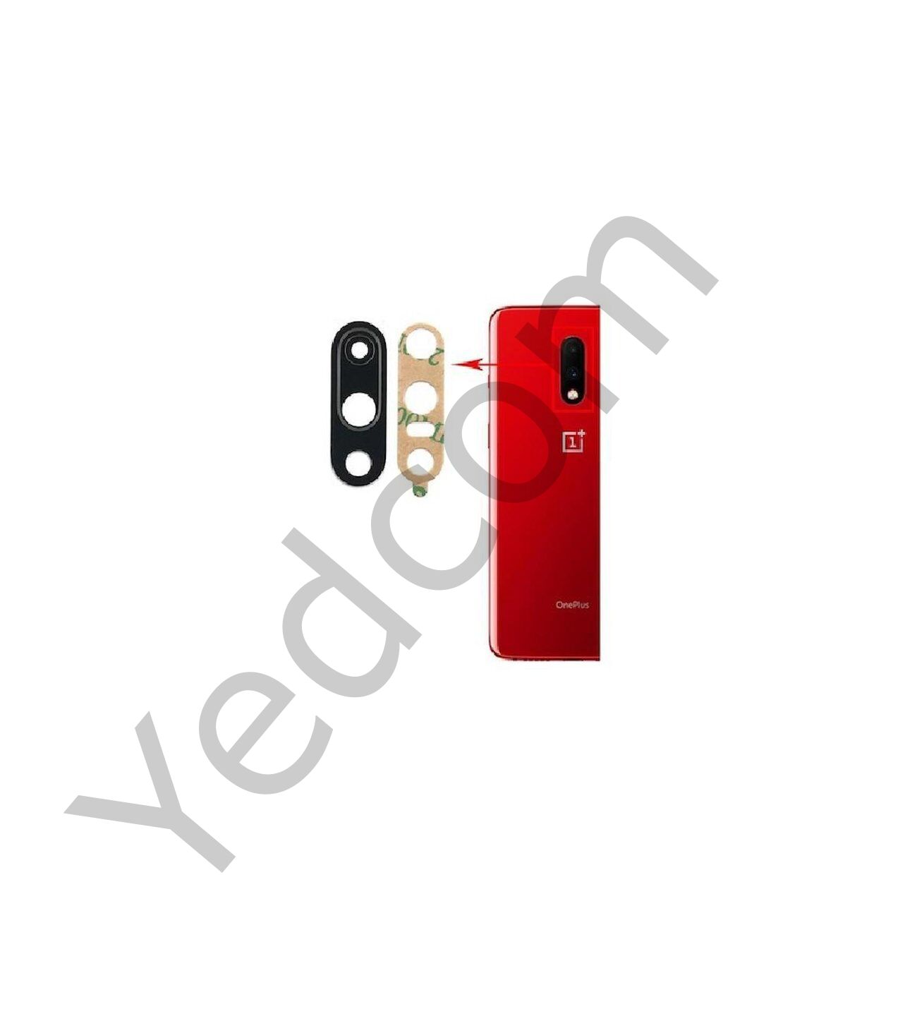 One Plus 7T Uyumlu Kamera Camı Kamera Lensi
