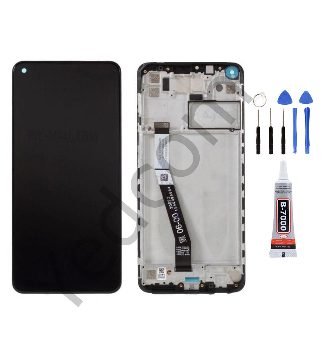 Xiaomi Redmi 9 Çıtalı Ekran Lcd Dokunmatik Tamir Seti Beraber