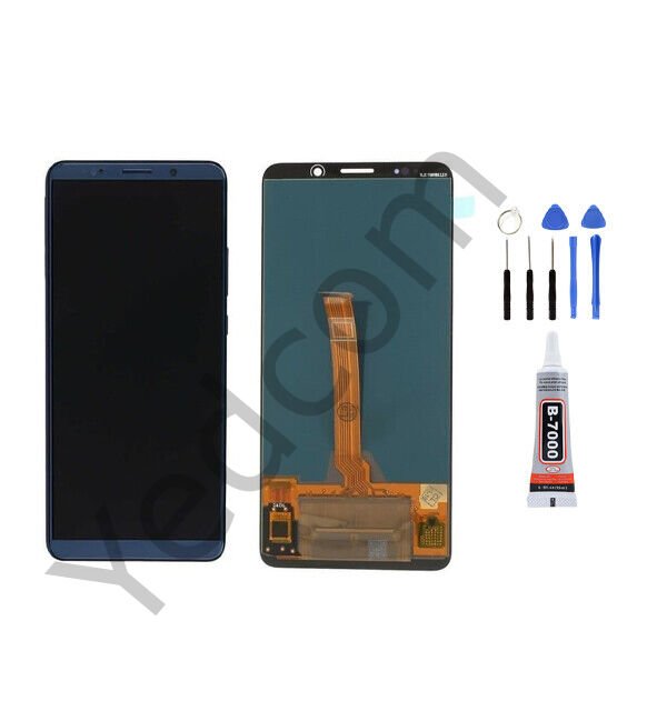Huawei Mate 10 Pro Ekran Lcd Dokunmatik Tamir Seti Beraber Mavi