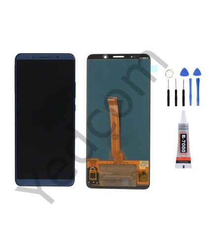 Huawei Mate 10 Pro Ekran Lcd Dokunmatik Tamir Seti Beraber Mavi