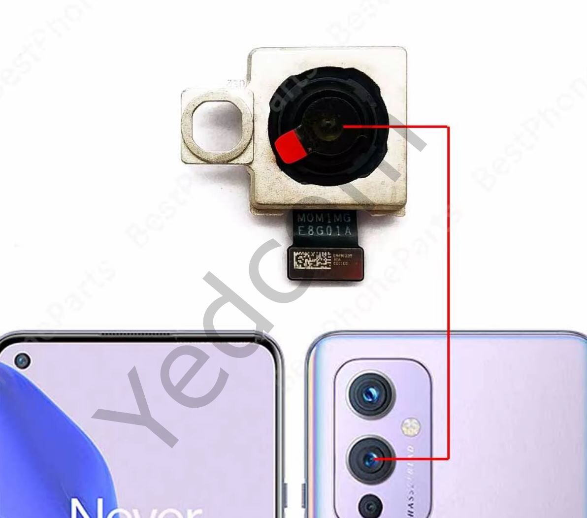 One Plus 9R Uyumlu Arka Kamera