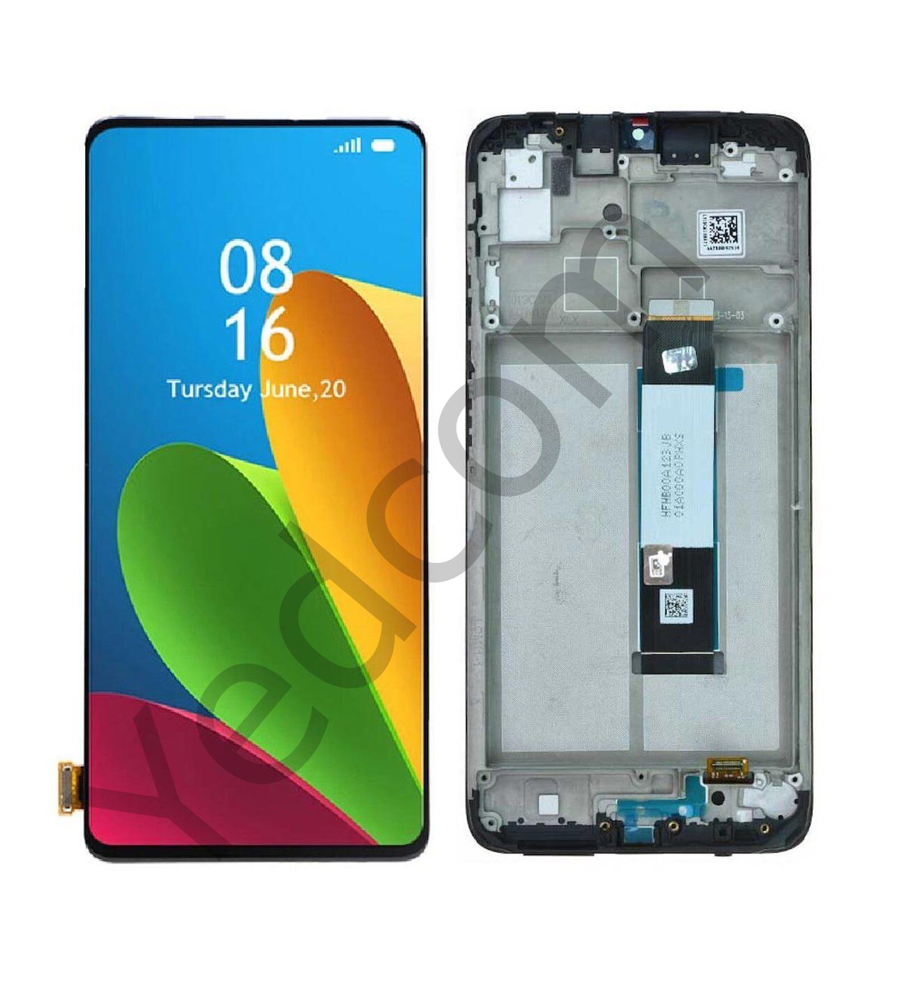 Xiaomi Redmi 9T Çıtalı Lcd Ekran ve Dokunmatik Komple Ekran Yüksek Kalite