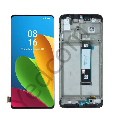 Xiaomi Redmi 9T Çıtalı Lcd Ekran ve Dokunmatik Komple Ekran Yüksek Kalite