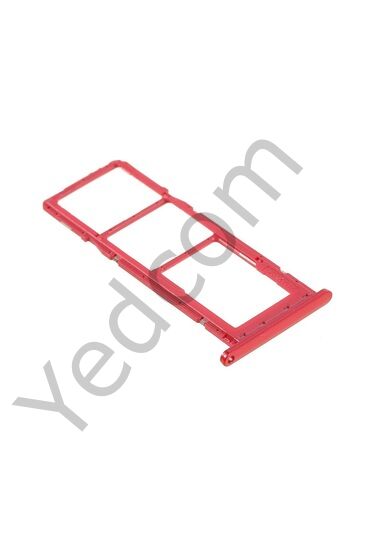 Samsung A03S Sim Kart Aparatı Sim Tepsisi Sim Kızağı Kırmızı