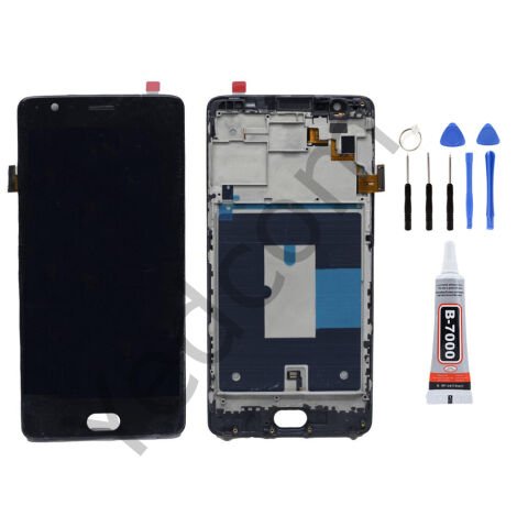 OnePlus 3T Çıtalı Ekran Lcd Dokunmatik Tamir Seti Beraber