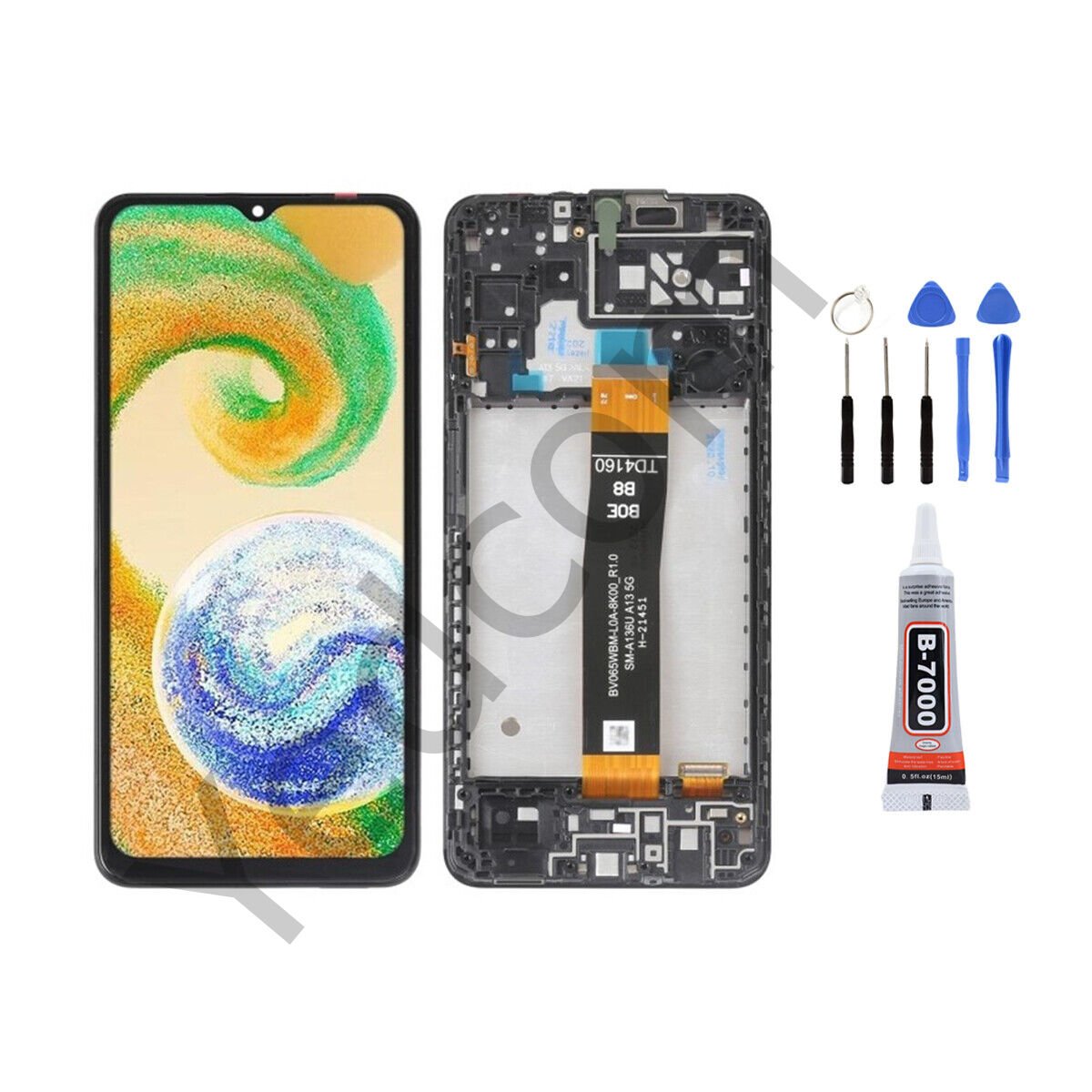 Samsung A04S A047F Çıtalı Ekran Lcd Dokunmatik Tamir Seti Beraber