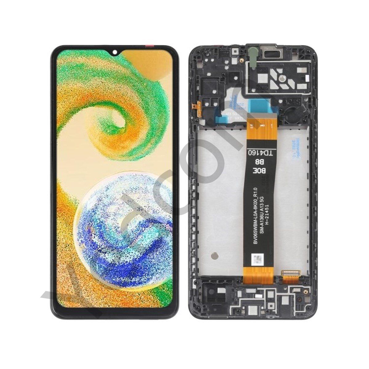 Samsung A04S A047F Çıtalı Lcd Ekran ve Dokunmatik Komple Ekran Yüksek Kalite