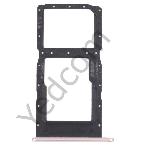 HUAWEİ NOVA Y60 Sim Tepsisi Aparatı Sim Kart Yuvası Pembe