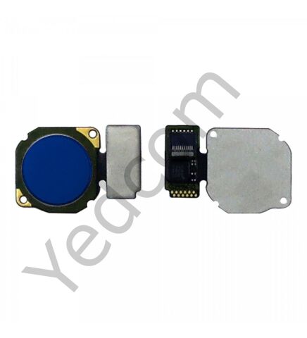 HUAWEİ P SMART 2019 Uyumlu Parmak İzi Okuyucu Filmi Flex Mavi