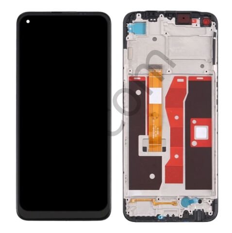 Oppo A55 Çıtalı Lcd Ekran ve Dokunmatik Komple Ekran Yüksek Kalite