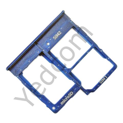 Samsung A20E Sim Kart Aparatı Sim Tepsisi Sim Kızağı Mavi