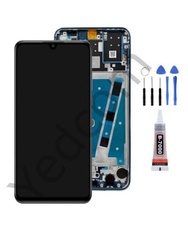 Huawei P30 Lite 48MP Çıtalı Ekran Lcd Dokunmatik Tamir Seti Beraber Siyah