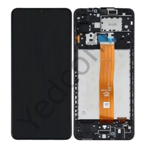 Samsung A12 A127F Çıtalı Lcd Ekran ve Dokunmatik Komple Ekran Yüksek Kalite