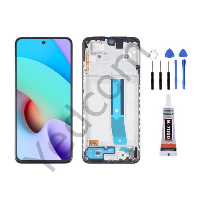 Xiaomi Redmi Note 11 4G Çıtalı Ekran Lcd Dokunmatik Tamir Seti Beraber