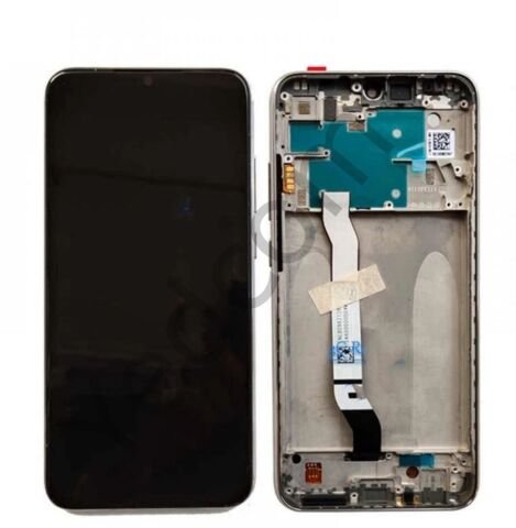 Xiaomi Redmi Note 8 Çıtalı Lcd Ekran ve Dokunmatik Komple Ekran Yüksek Kalite Beyaz