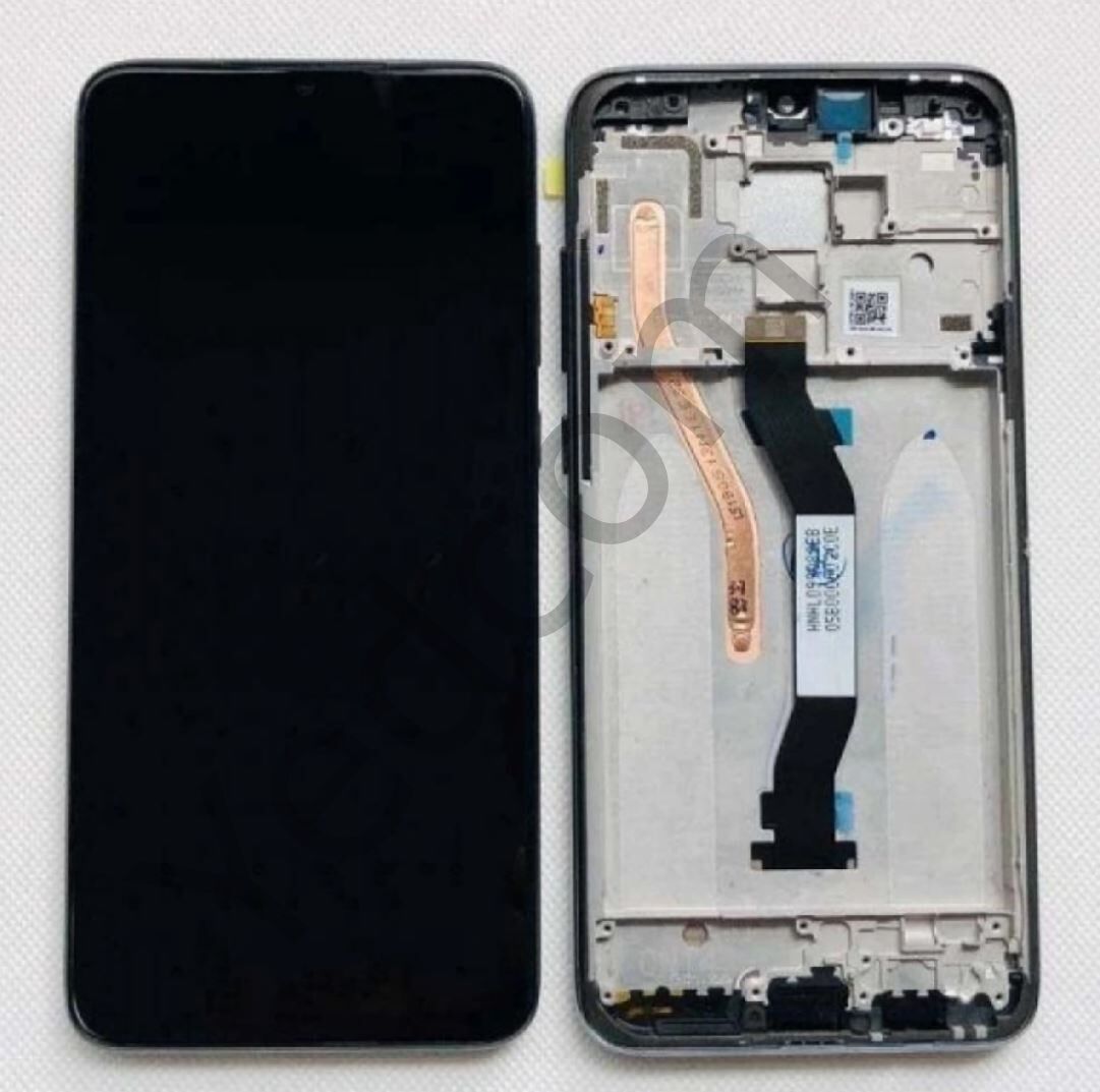 Xiaomi Redmi Note 8 Pro Çıtalı Lcd Ekran ve Dokunmatik Komple Ekran Yüksek Kalite Beyaz