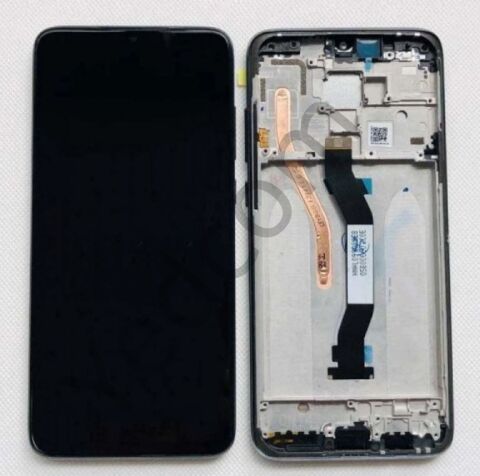 Xiaomi Redmi Note 8 Pro Çıtalı Lcd Ekran ve Dokunmatik Komple Ekran Yüksek Kalite Beyaz