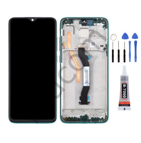 Xiaomi Redmi Note 8 Pro Çıtalı Ekran Lcd Dokunmatik Tamir Seti Beraber Yeşil