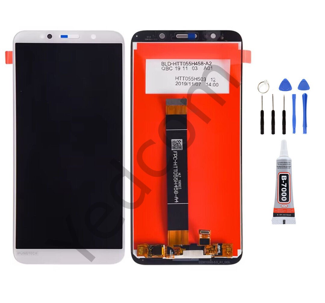 Huawei Y5 2018 Ekran Lcd Dokunmatik Tamir Seti Beraber Beyaz