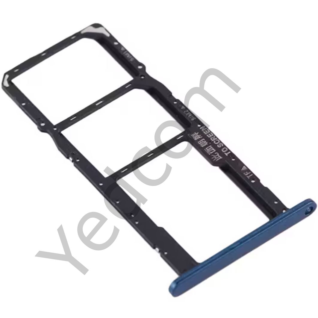 HUAWEİ Y5 2018 Sim Tepsisi Aparatı Sim Kart Yuvası Mavi