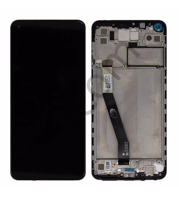 Xiaomi Redmi Note 9 Çıtalı Lcd Ekran ve Dokunmatik Komple Ekran Yüksek Kalite Beyaz