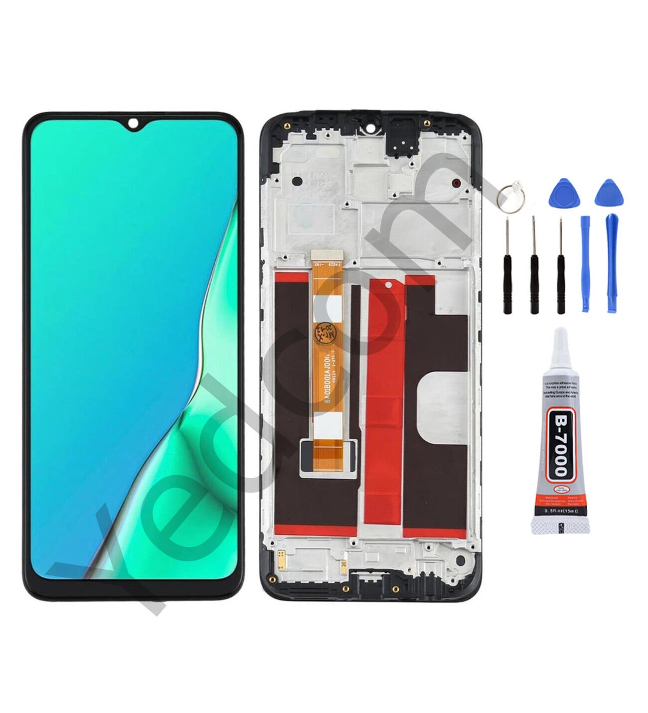Oppo A9 2020 Çıtalı Ekran Lcd Dokunmatik Tamir Seti Beraber