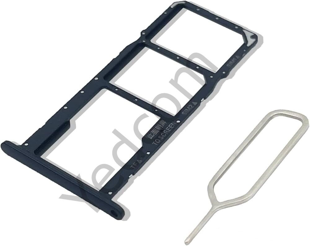 HUAWEİ Y5 2019 Sim Tepsisi Aparatı Sim Kart Yuvası Siyah