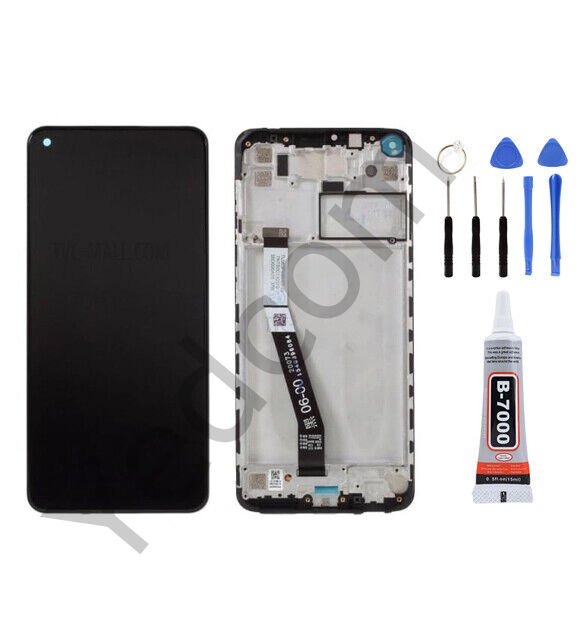 Xiaomi Redmi Note 9 Çıtalı Ekran Lcd Dokunmatik Tamir Seti Beraber Siyah