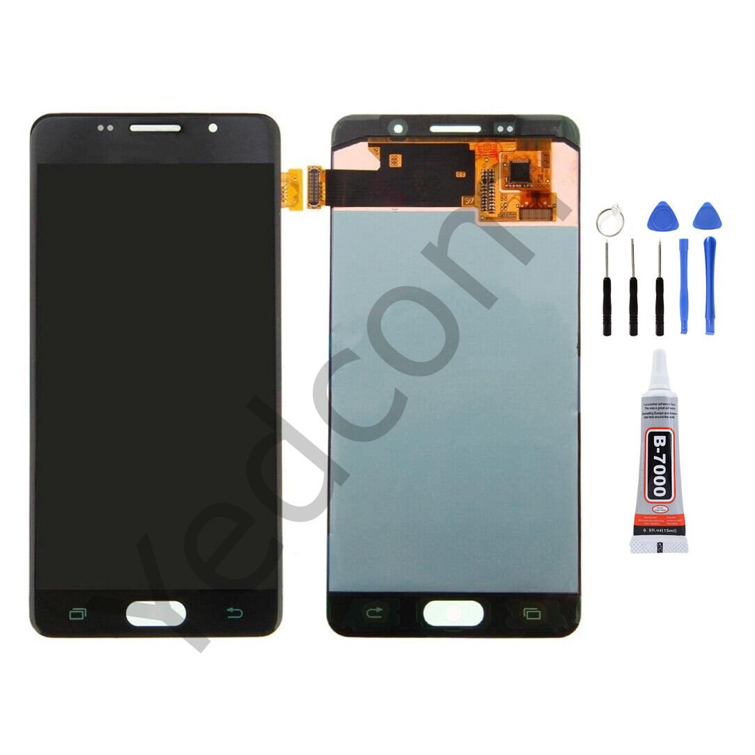 Samsung A5 2016 A510 Ekran Lcd Dokunmatik Tamir Seti Beraber Siyah